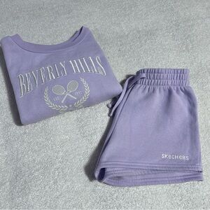 Skechers Lavender Toddler Apparel Set